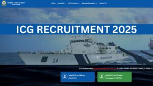 ICG Recruitment 2025: Notification, Application Form