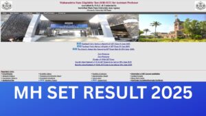 MH SET Result 2025, Cut Off, Scorecard, Merit List